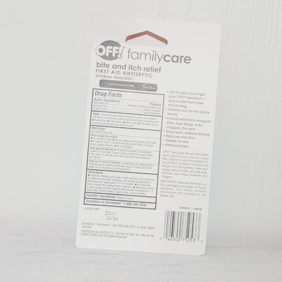 OFF! Family care Bite & Itch Relief - Picture 2 of 2